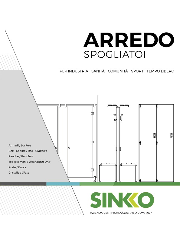 SINKO - Arredo spogliatoi