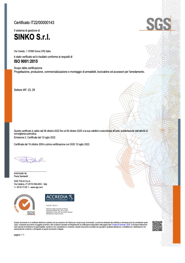 sinko_sgs_certificate
